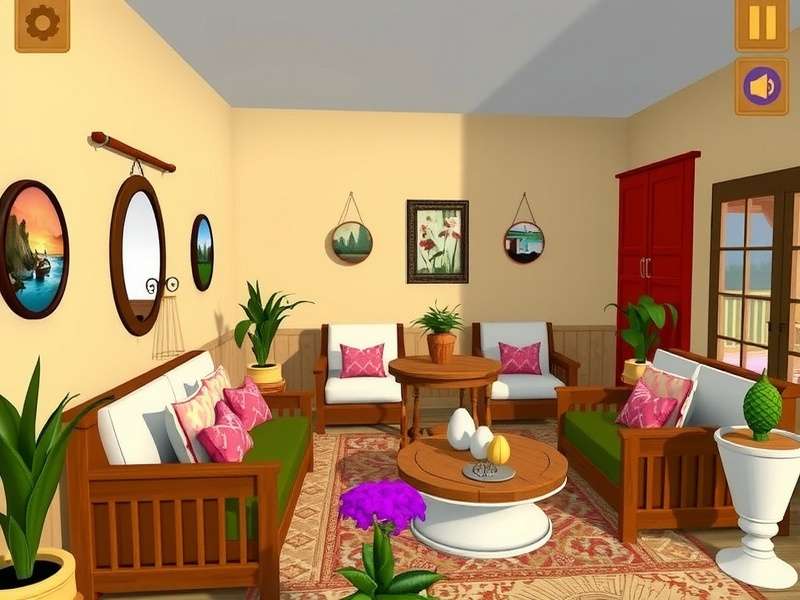 Rustic Indian Farmhouse Decor Game Screenshot